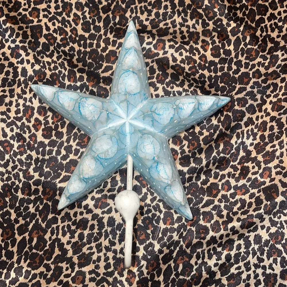 Blue Starfish Wall Hook